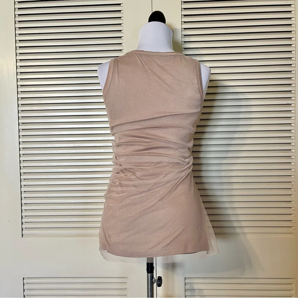 Sundance Mesh Appliqué Ruche Top - Picture 4 of 6